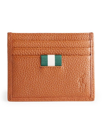 Shop Polo Ralph Lauren Leather Logo Card Holder