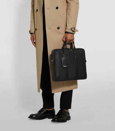 Shop Bottega Veneta Leather Marcopolo Briefcase