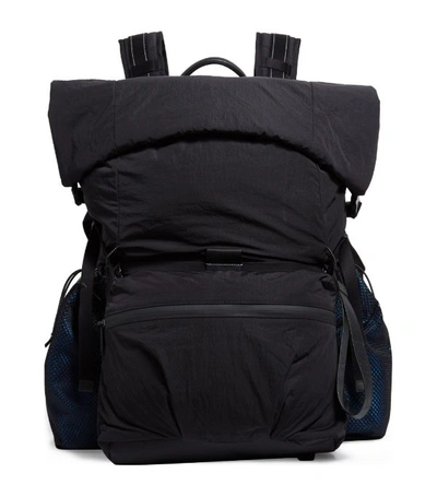 Shop Bottega Veneta Large Fold-top Technical Backpack