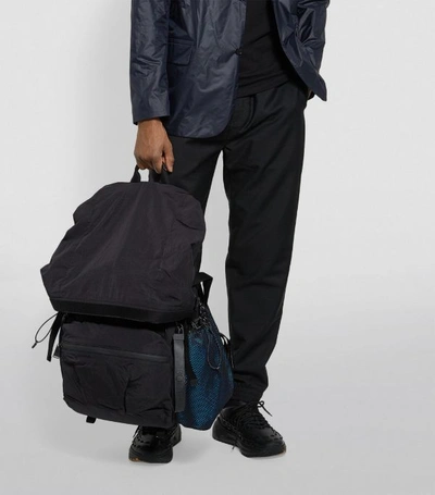 Shop Bottega Veneta Large Fold-top Technical Backpack