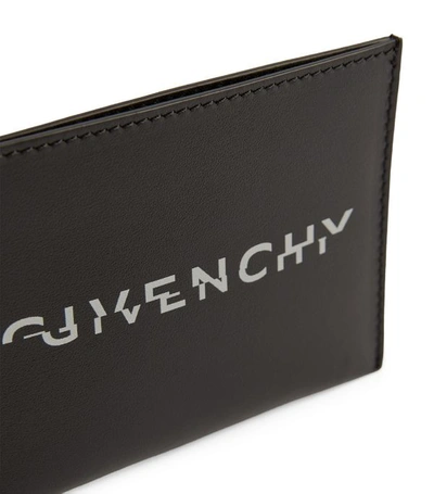 Shop Givenchy Leather Broken Logo Card Holder