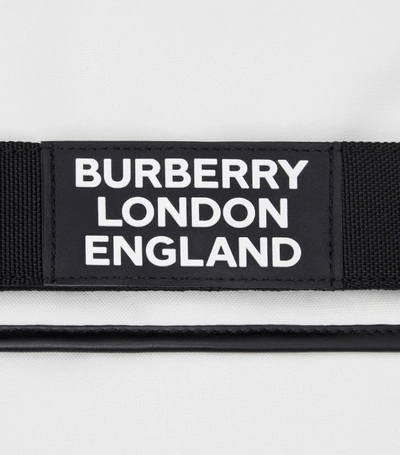 Shop Burberry Logo Backpack