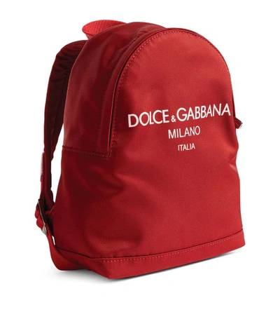 Shop Dolce & Gabbana Kids Logo Backpack