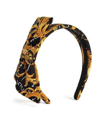 Shop Versace Baroque Bow Hairband