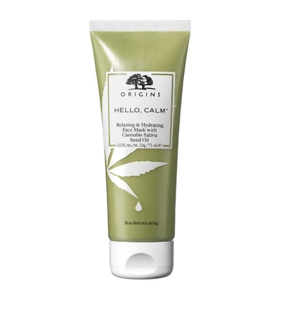 Shop Origins Hello Calm Face Mask In White