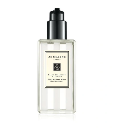 Shop Jo Malone London Blackberry Cedarwood & Juniper Body & Hand Wash In White