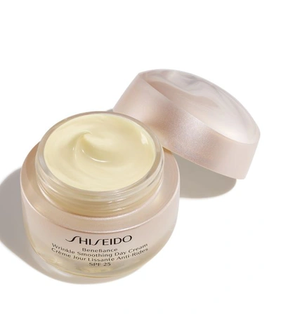 Shop Shiseido Benefiance Wrinkle Smoothing Day Cream (50ml) In White