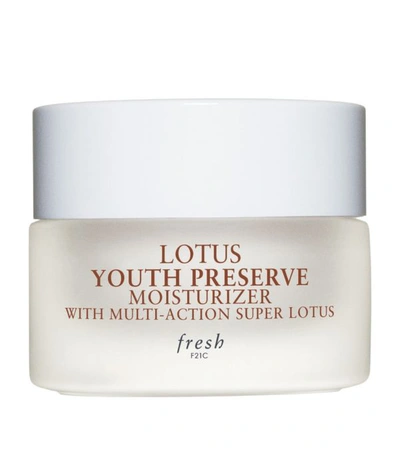 Shop Fresh Lotus Youth Protect Face Cream (15ml) In White