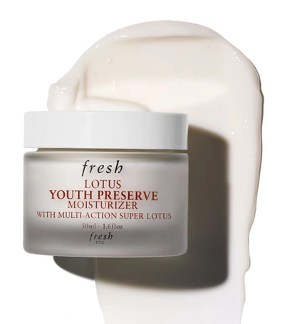 Shop Fresh Lotus Youth Protect Face Cream (15ml) In White