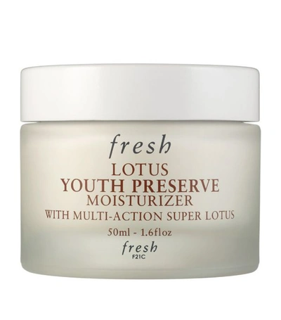 Shop Fresh Lotus Youth Preserve Moisturiser (50ml) In Multi