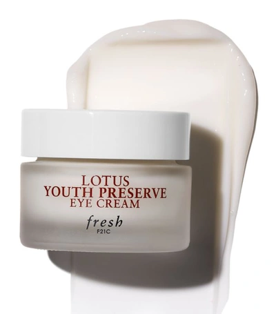 Shop Fresh Lotus Youth Protect Eye Cream (15ml) In Multi
