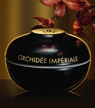 Shop Guerlain Orchidée Impériale Black The Cream (50ml) In White