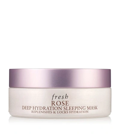 Shop Fresh Rose Deep Hydration Sleep Mask In White