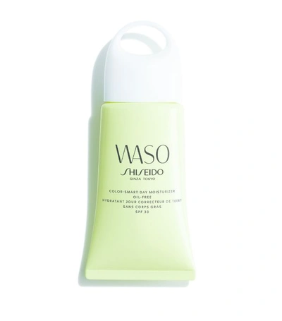 Shop Shiseido Waso Colour Smart Oil-free Day Moisturiser (50ml) In White