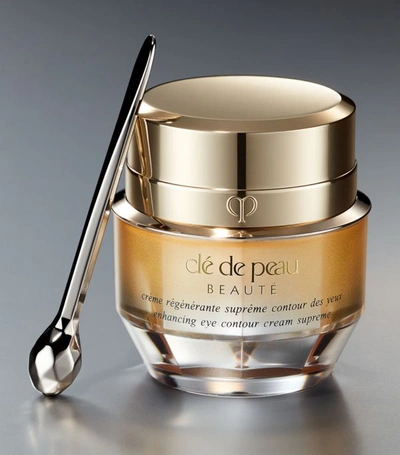 Shop Cle De Peau Clé De Peau Beauté Enhancing Eye Contour Cream Supreme (15ml) In White