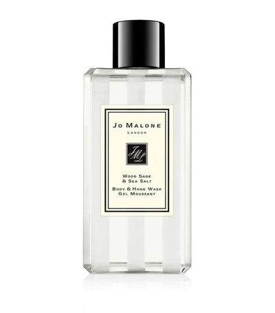 Shop Jo Malone London Wood, Sage And Sea Salt Body And Hand Wash (100ml) In White