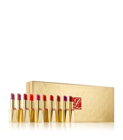 Shop Estée Lauder Jackpot Pure Color Desire Lipstick Collection In White