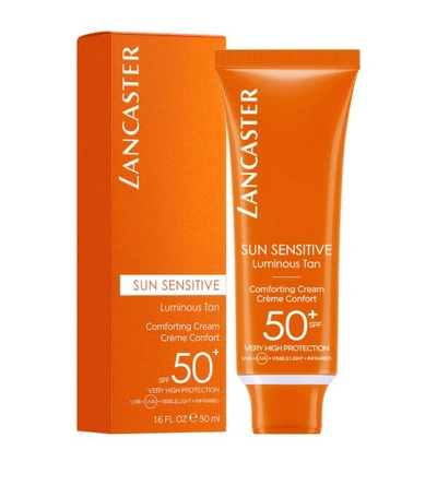 Shop Lancaster Sun Sensitive Comforting Cream Spf 50+ In White