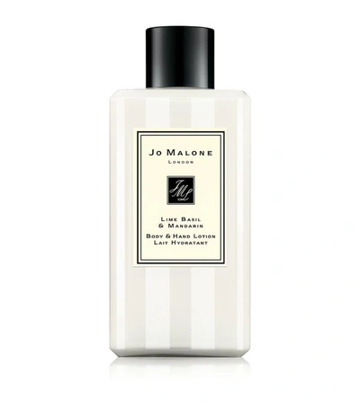 Shop Jo Malone London Lime Basil & Mandarin Body & Hand Lotion In White