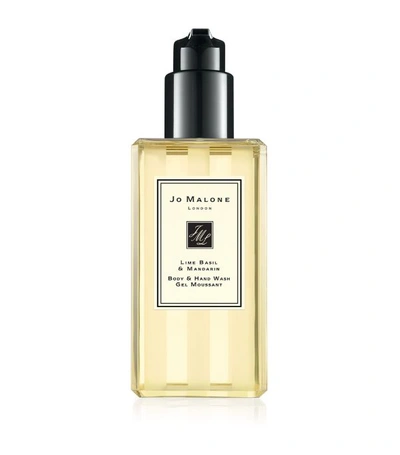 Shop Jo Malone London Lime Basil And Mandarin Hand And Body Wash (250ml) In White