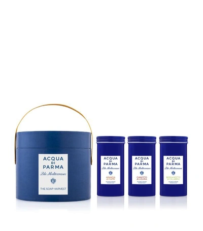 Shop Acqua Di Parma Harvest Powder Soap Gift Set In White