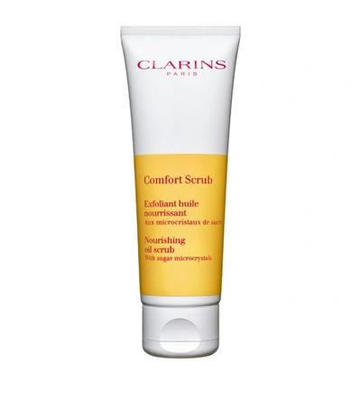Shop Clarins Comfort Face Scrub (50ml) In White