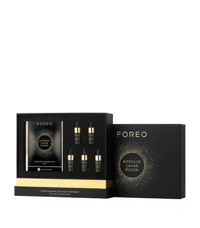 Foreo 2-step Caviar & Gold Mask Treatment (set Of 5) In White | ModeSens