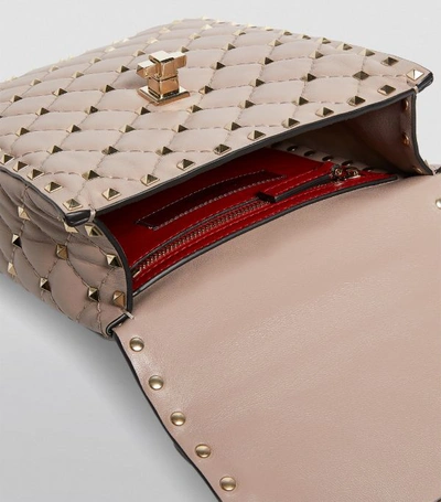 Shop Valentino Garavani Medium Rockstud Spike Shoulder Bag