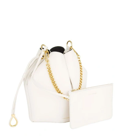 Shop Alexander Mcqueen Leather Bucket Bag