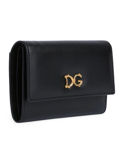 Shop Dolce & Gabbana Leather French Flap Wallet