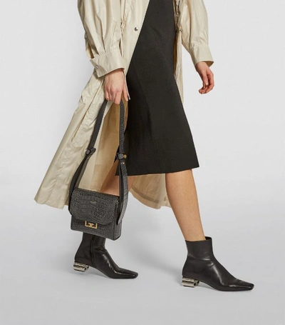 Shop Givenchy Small Leather Eden Shoulder Bag