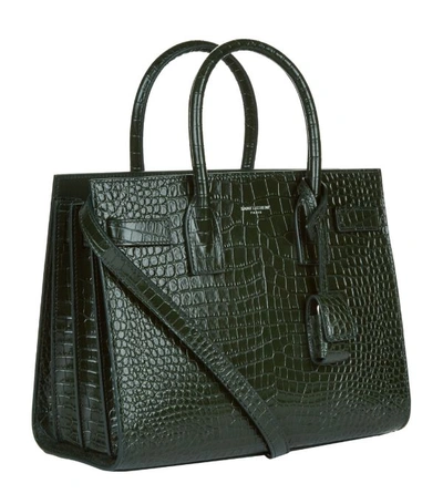 Yves Saint Laurent Beige Crocodile Embossed Leather Baby Sac de Jour Tote  Bag - Yoogi's Closet