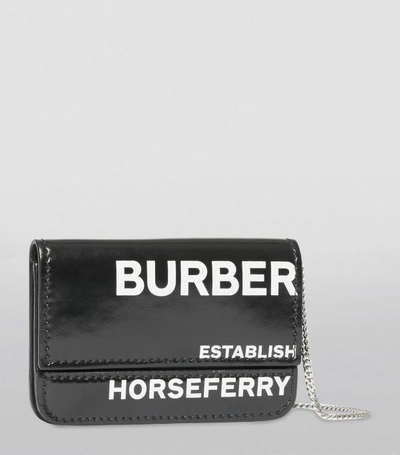 Shop Burberry Logo Chain Wallet