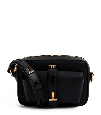 Shop Tom Ford Leather T Twist Camera Bag