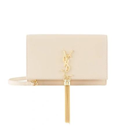 Shop Saint Laurent Small Leather Kate Tassel Shoulder Bag