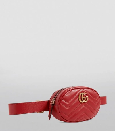 Shop Gucci Marmont 2 Matelassé Belt Bag