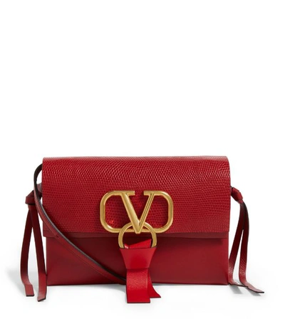 Vring leather crossbody bag Valentino Garavani Red in Leather