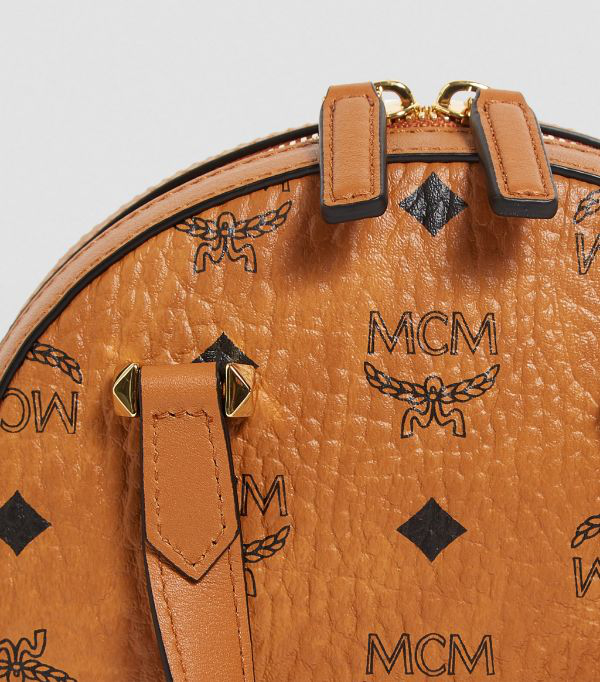 Mcm Women s Mini Essential Visetos Original Tote In Cognac ModeSens