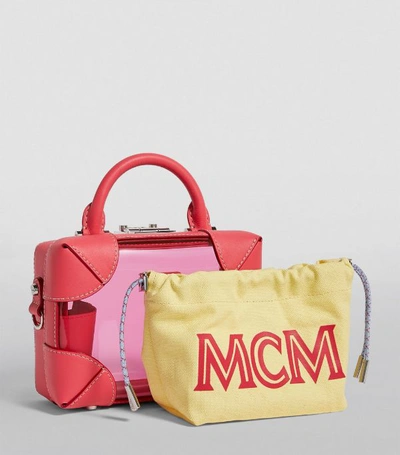 Shop Mcm Transparent Berlin Cross-body Bag