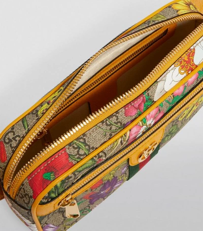 Shop Gucci Gg Flora Ophidia Belt Bag