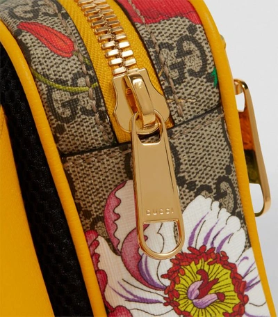 Shop Gucci Gg Flora Ophidia Belt Bag
