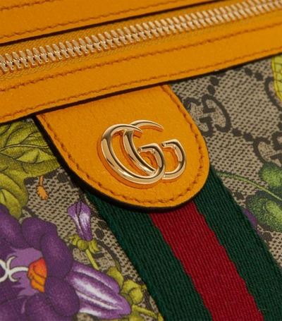 Shop Gucci Gg Flora Ophidia Belt Bag