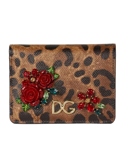 Shop Dolce & Gabbana Embellishedflap Wallet