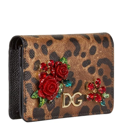 Shop Dolce & Gabbana Embellishedflap Wallet