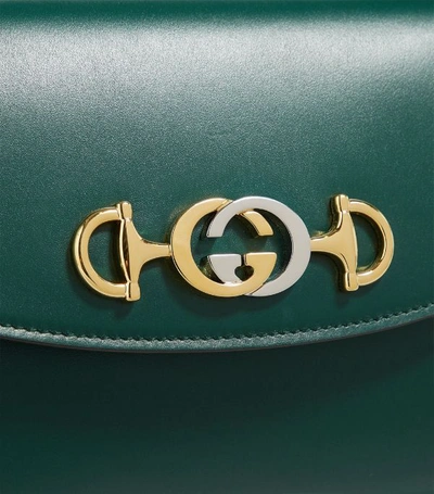 Shop Gucci Small Leather Zumi Shoulder Bag