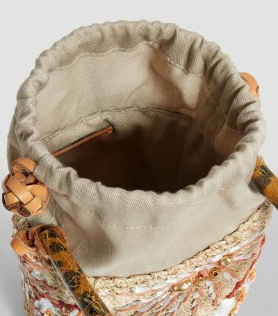 Shop Aranaz Mini Embellished Tara Bucket Bag