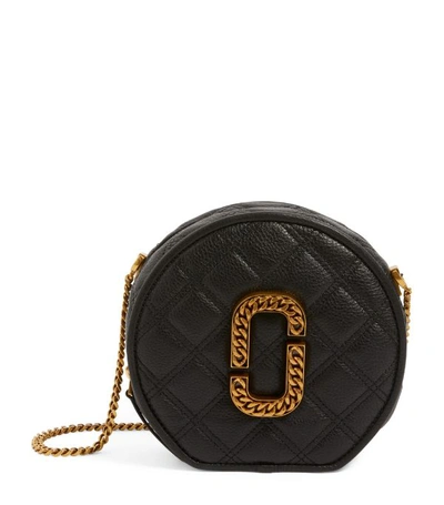 Shop Marc Jacobs The Leather Status Round Cross-body Bag