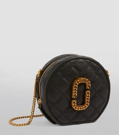 Shop Marc Jacobs The Leather Status Round Cross-body Bag