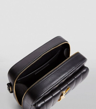Shop Saint Laurent Leather Vicky Camera Bag