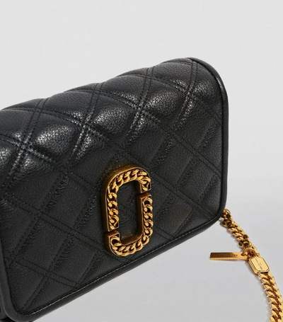 Shop Marc Jacobs The Leather Status Flap Cross-body Bag